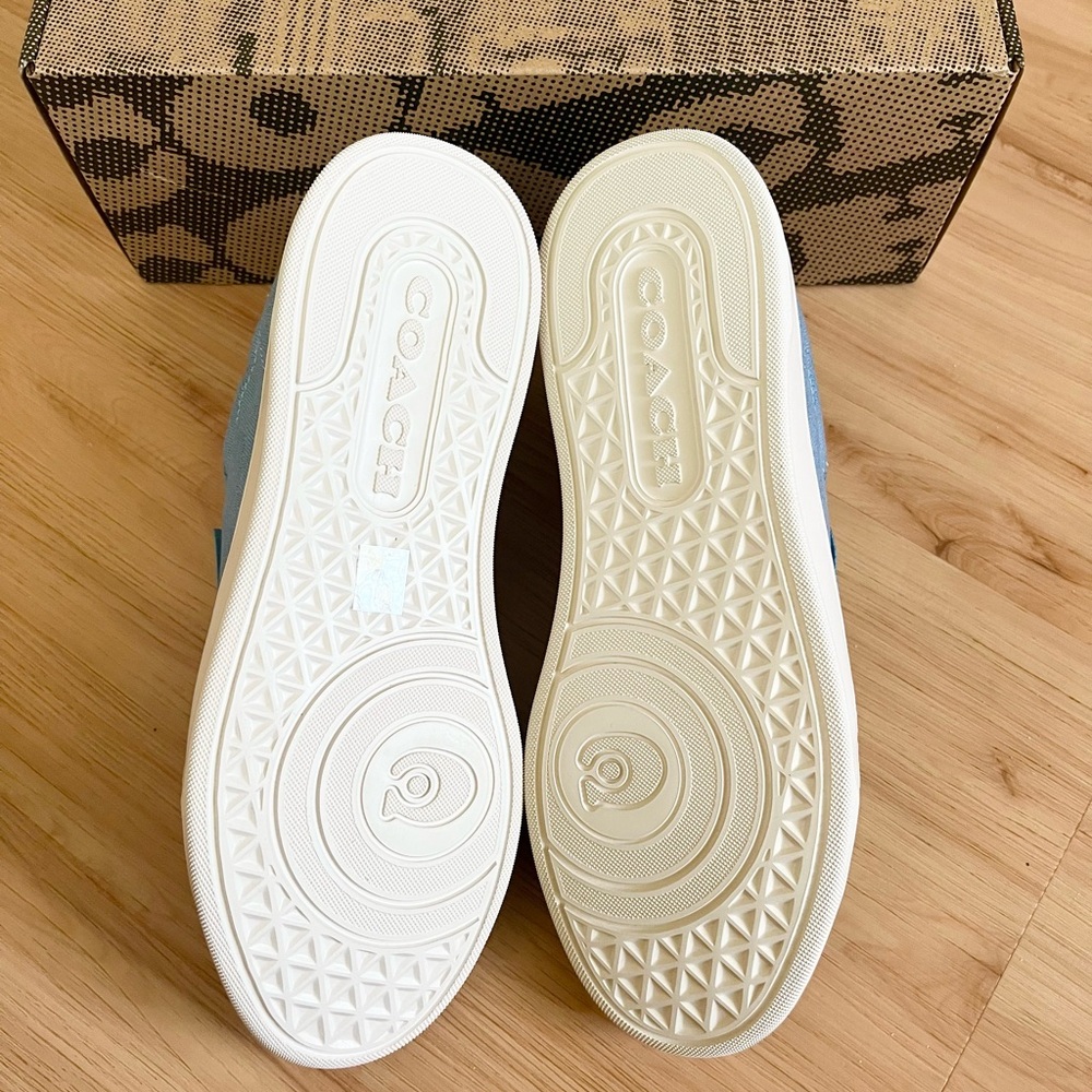 Coach Canvas Sneaker Bluebell Women 8.5 US B # CAS55 - Picture 9 of 11